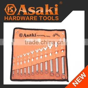 AK-6139 12pcs Polish Combination Wrench Set Tool thumbnail-1