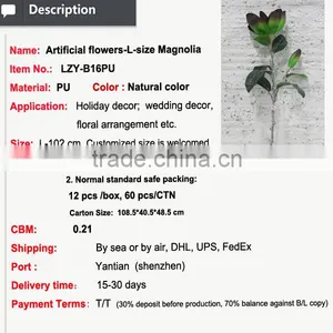 Large Artificial Flowers China Artificial Flowers Silicone Flowers Artificial thumbnail-2