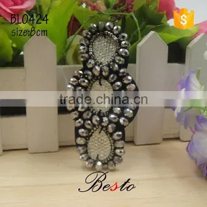 The Classic Handmade Black Rhinestone for Metal Garment Accessories thumbnail-1