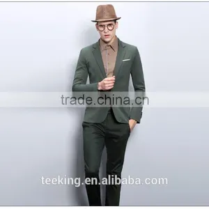 Custom Fancy One Button Latest Mens Suit Design thumbnail-3