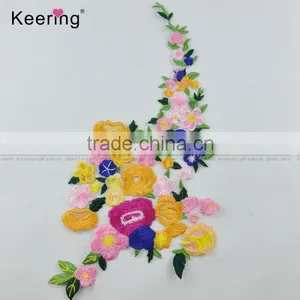 Mix Colors Embroidery Patches Lace Fabric for Venice Applique thumbnail-1