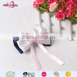 Fashion Design Ribbon Bow Alligator Korean Hair Clip for Girls thumbnail-3