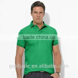 100%cotton Embroidered Short Sleeves Polo t Shirt for Men Polo Shirts Customized Logo thumbnail-1