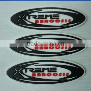 2016 China Custom 3d PVC Rubber Labels Embossed Rubber Patch With Hook Backing thumbnail-2