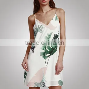 Spring Summer Brief Loose Ladies Dress Shenzhen Clothing Factory thumbnail-2