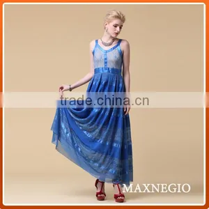 Luxury Strap Ankle Length Casual Dress Maxi Long Style Dresses thumbnail-1