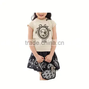 Baby Girl Short Sleeve Knitting Patterns Children Sweater thumbnail-1