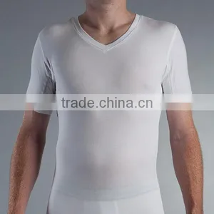 Absorbing Pads Sweat Proof Undershirt Modal Spandex thumbnail-1