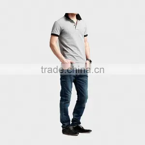2015 China Supplier Summer Men's Jersey Polo Shirt thumbnail-3