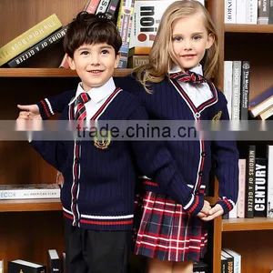 2016 Nice Perfect Fit School Uniform Design School Sweaters Kindergarten Uniform thumbnail-1
