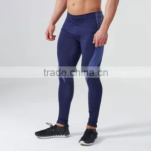 High Quality 86%Nylon 14%Spandex Gym Tights Compression Pants Men thumbnail-5