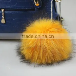 Wholesale Raccoon Fur Pom Poms thumbnail-4
