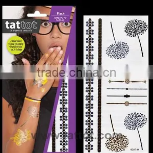 Flash Adult Temporary Tattoo Metallic Flash Tattoo thumbnail-1