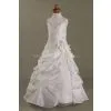 A-line V-neck Spaghetti Straps Crystal Floor-length Bridesmaid Dresses thumbnail-1