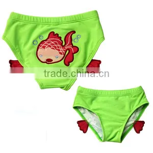 Delicate Embroidered Baby Swimming Diaper Pants thumbnail-4