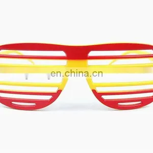 SGN-0648 Spain Flag Shutter Shades Glasses thumbnail-1
