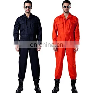 Custom Cotton Polyester Cheap Coveralls Uniform Design Professional Manufacturer thumbnail-4