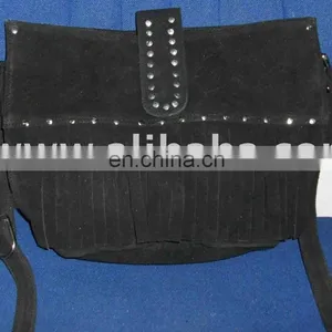 Suede Leather Bags for Ladies New Design thumbnail-1