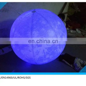 Hot Sale China Middle Autumn Day Decoration Led Inflatable Moon Ball thumbnail-1