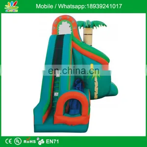Vortex Tropical With Landing Inflatable Slide thumbnail-1