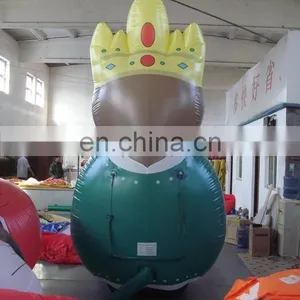 Customized Popular Inflatable Cartoon Characters of King for Advertising thumbnail-3