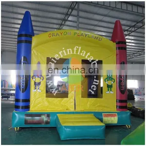 Inflatable Crayon Bouncy Castle , Crayon Castle for Kids , Party Crayon Castle thumbnail-3