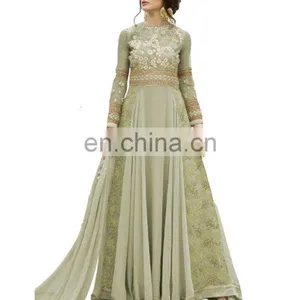 Women's Fashinable Occasion Wear Heavy Anarkali Suits Designs 2018 (Diwali Collection) thumbnail-1