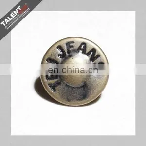 Custom Personality Brand Logo Denim Metal Buttons for Jeans thumbnail-4