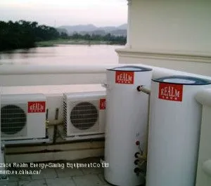 Home Appliances 4.9kw Air to Water Heating Pump With 150L or 200L Tank Factory Supply thumbnail-3