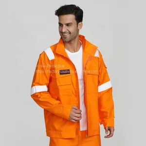 Supply Offshore Anti-Flame Reflective Safety Work Jacket thumbnail-1