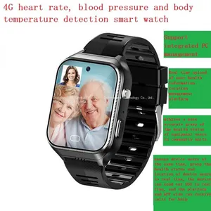 Smart Watch Smart Watch Heart Rate, Blood Pressure, Body Temperature Monitoring Exercise Meter Step Phone Watch Can b thumbnail-1