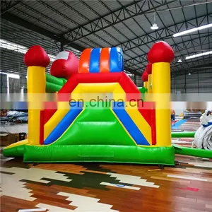 Mushroom Castle Inflatable Bounce Castle With Slide ,Inflatable Jumping Bouncer for Children thumbnail-5