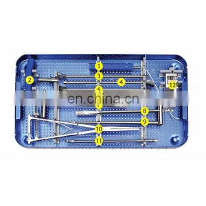 Chinese Manufacture TLIF Lumbar PEEK Cage Spine Surgery Instrument Set thumbnail-2