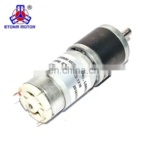 High Torque Customized Shaft 40W DC Brushed Planetary Gear Motor 12v thumbnail-3