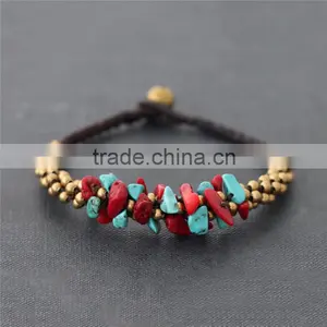 Free Shipping Artificial Stone Jewelry Bracelet ad Stone XE09-184 thumbnail-4