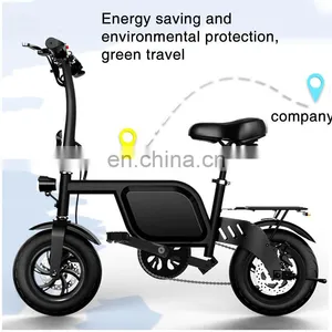 Electric Bicycle Folding Adult Mini Lithium Battery Light Moped Battery Car thumbnail-3
