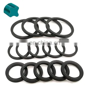 Good Quality OEM Nitrile NBR FKM Quad Ring Mechanical Hydraulic Quad-Ring Seal Rubber X Ring thumbnail-5