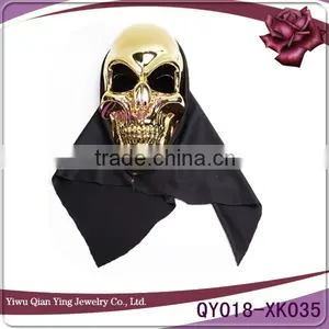 Electroplating Plastic Halloween Karneval Party Ghost Face Mask thumbnail-1