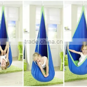 Child Hanging Swing Seat Chair Crows Nest Hammock Swing thumbnail-2