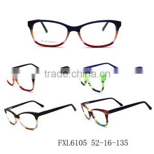 Best Quality Crazy Selling Acetate and Unisex Acetate Fashion Eyeglasses and Wholesale Fresh Color Acetate Optical Frames Supplier's Choice thumbnail-1