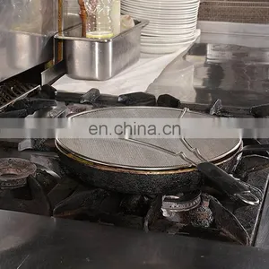 Stainless Steel Splatter Screen Guard Cover For Frying Pan thumbnail-5