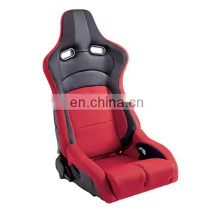 PVC Carbon Look JBR 1061 Black Grey Color Sport Racing Seat thumbnail-2