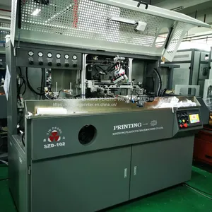 Automatic Single Color Round Oval Square Plastic Glass Silicon Perfume Screen Printing on Bottles Printer Machine Equipment thumbnail-2