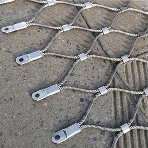 Metal Net, Plant Climbing Frame Net, Protective Net, Wire Rope Net, Patio Protective Net, Interception Net thumbnail-1