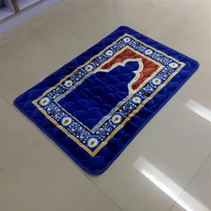 Anti Slip Backing Raschel Prayer Rug Islam Prayer Mat for Muslim thumbnail-5