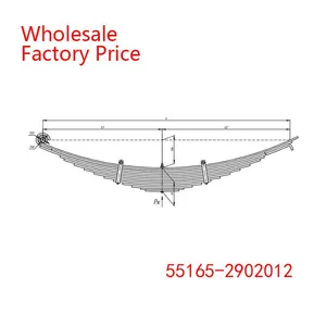 55165-2902012 Leaf Spring Wholesale For MAZ thumbnail-2