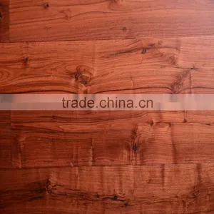 Direct Factory Black Walnut Smooth Engineered Wide Plank Solid Wood Flooring thumbnail-1