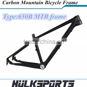 Mountain Bike Frame 27.5er Mtb Frame 3k/ud 100% Full Carbon 650B Mtb Frame BAS/BB30/PF30 Carbon Mtb Frame thumbnail-1