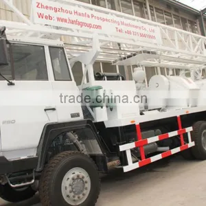 HFT600ST Truck Mounted Water Well Drilling Rig, 600m Depth Truck Drilling Rig thumbnail-1