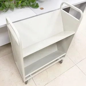 HN-VC03 Mobile Bookmobile | With Flexible Universal Wheels and Brakes | for Modern Office thumbnail-4
